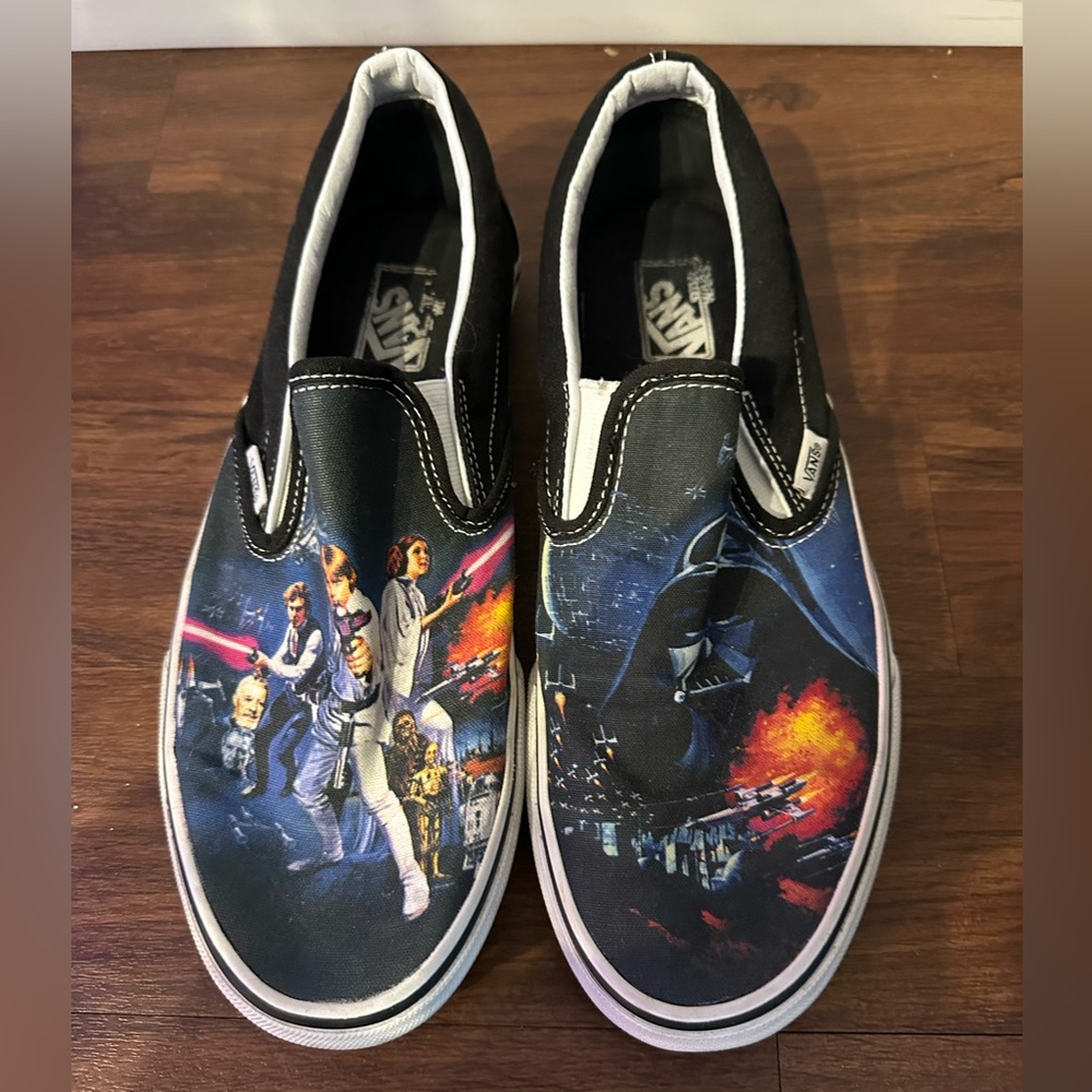 Star Wars Vans classic canvas slip on